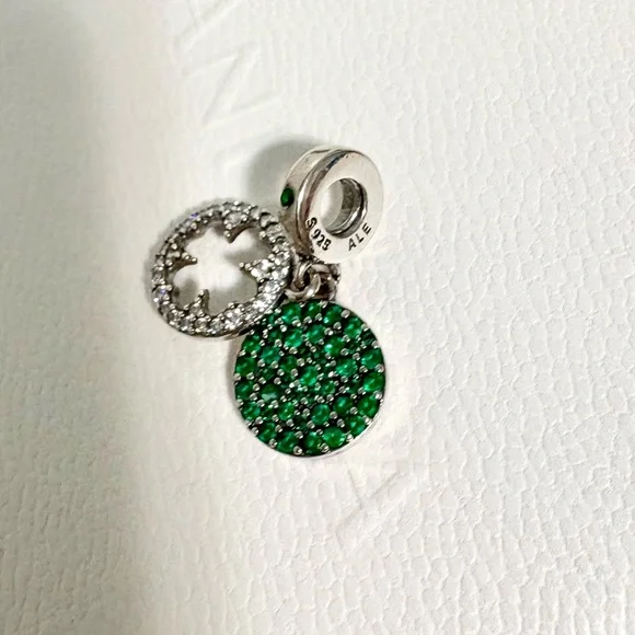 Pandora green dangle - Picture 4 of 5
